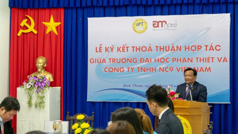 Ông Võ Khắc Thường, Hiệu trưởng Trường Đại Học Phan Thiết